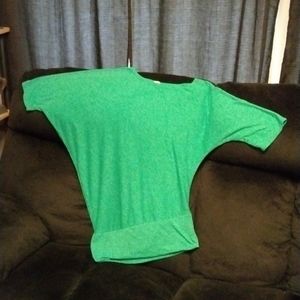 💚GREEN TEAL ASYMMETRICAL TOP💚